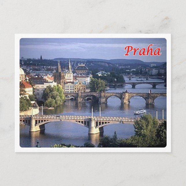 Postal República Checa - Praga - (Anverso)