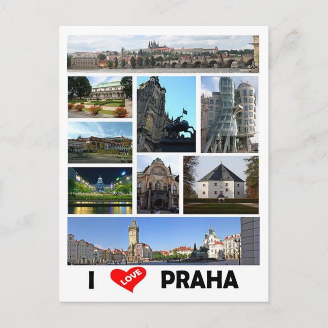 Postal República Checa - Praha - (Anverso)