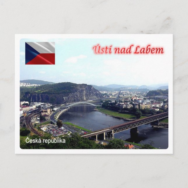Postal República Checa - Usti Nad Labem - (Anverso)