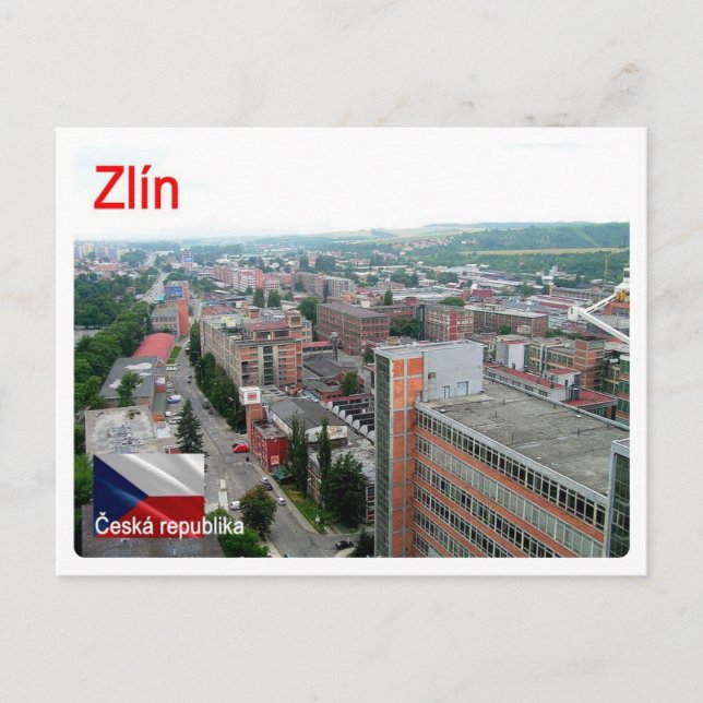Postal República Checa - Zlin - (Anverso)