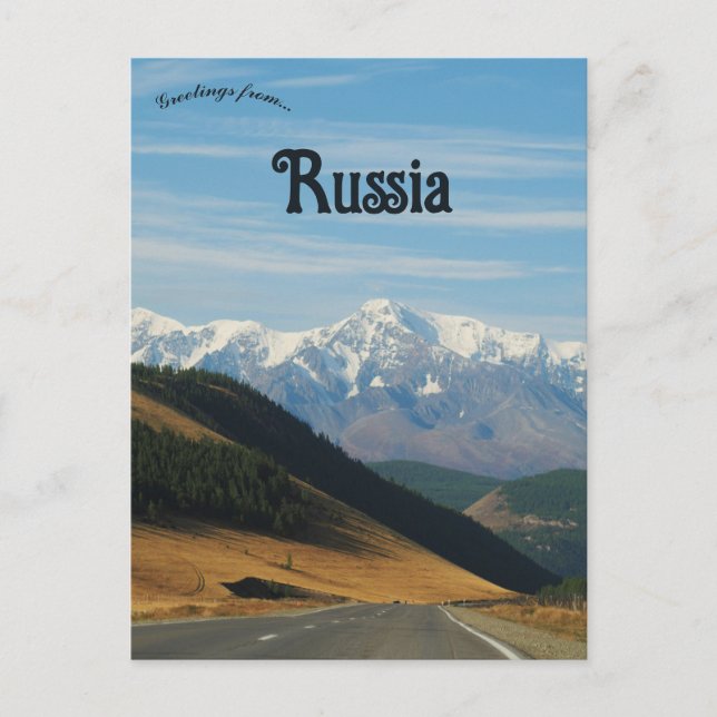 Postal República de Altai Rusia (Anverso)