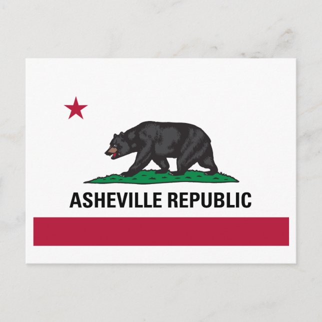 Postal República de Asheville (Anverso)