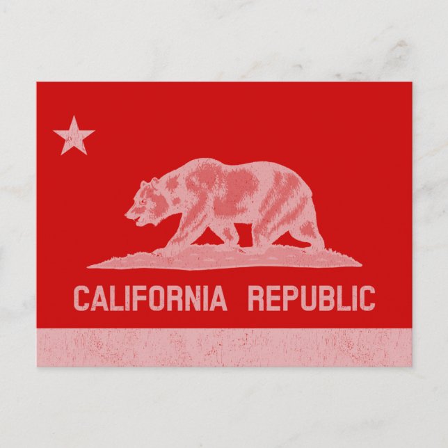 Postal República de California (Blanco) (Anverso)