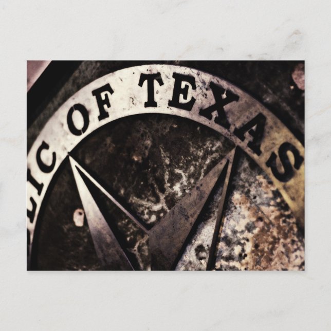 Postal República de texas (Anverso)
