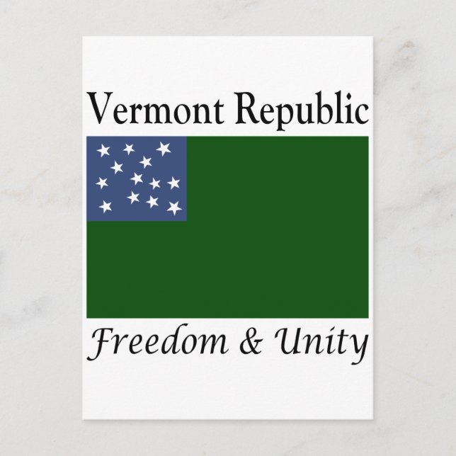 Postal República de Vermont (Anverso)