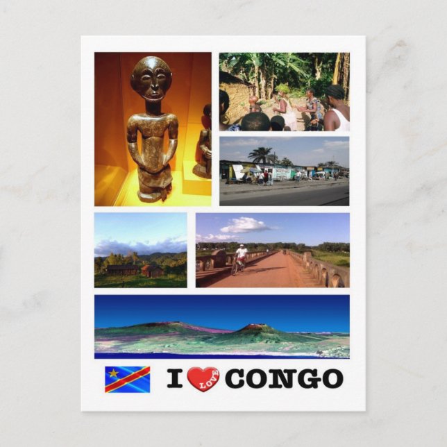 Postal República Democrática del Congo - Amo - (Anverso)