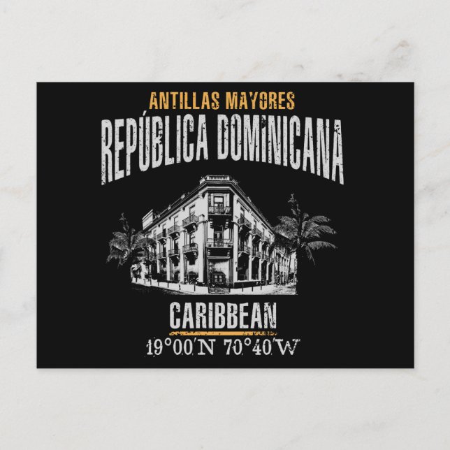 Postal República Dominicana (Anverso)