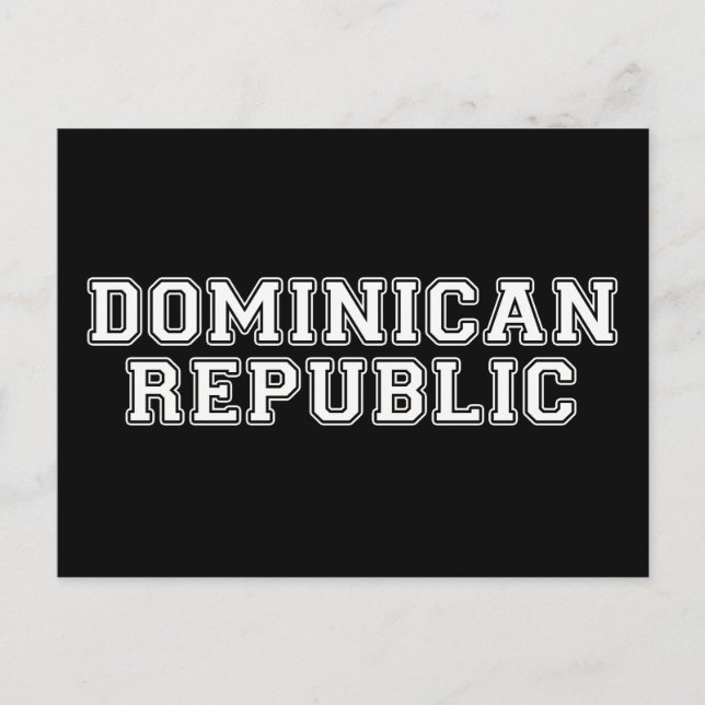 Postal República Dominicana (Anverso)