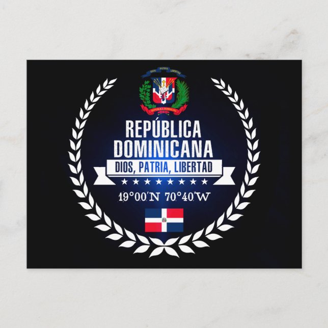 Postal República Dominicana (Anverso)