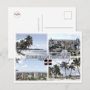 Postal República Dominicana - Mosaico -