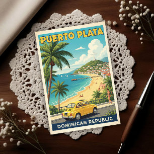 Postal República Dominicana: Viajes en la década de 1960