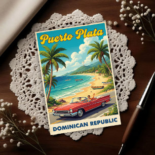 Postal República Dominicana: Viajes en la década de 1960