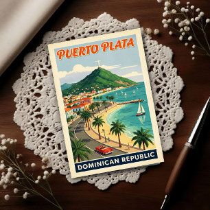 Postal República Dominicana: Viajes en la década de 1960