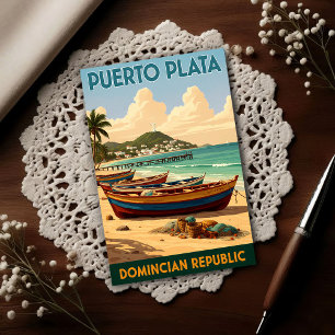 Postal República Dominicana: Viajes en la década de 1960