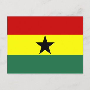 Postal República emblemática de la nación de Ghana