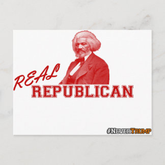 Postal Republicano, Frederick Douglass, Nunca Trump