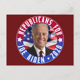 Postal Republicanos por Joe Biden Presidente de Estados U