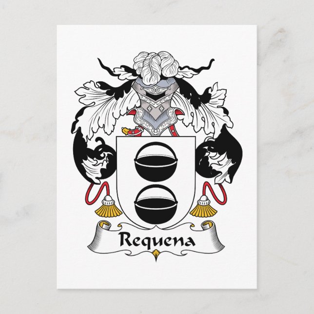 Postal Requena Family Crest (Anverso)