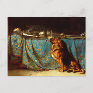 Postal Requiescat de Briton Rivière (1888)