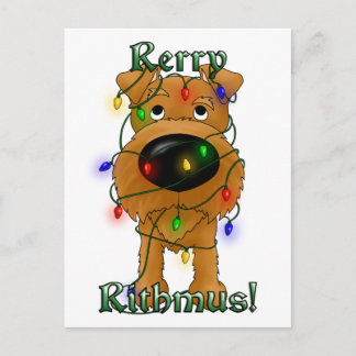 Postal Rerry Rithmus - Irish Terrier