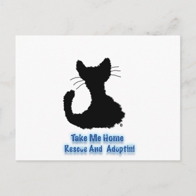 Postal rescatar y adoptar (Anverso)