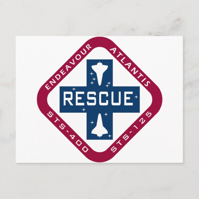 Postal Rescate STS-400 (Anverso)