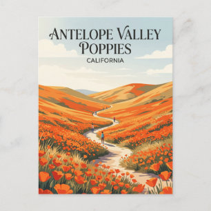 Postal Reserva de Amapola de California de Antelope Valle