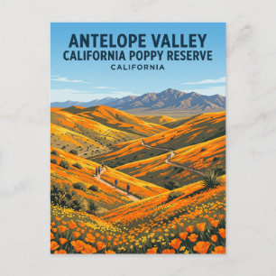 Postal Reserva de amapolas de California Antelope Valley