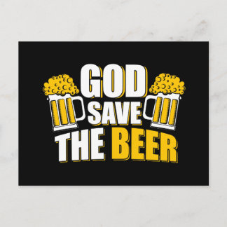 Postal reserva de dios la cerveza