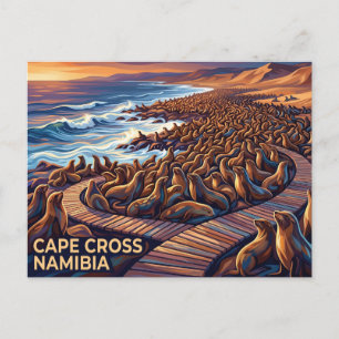 Postal Reserva de focas de Cape Cross Namibia