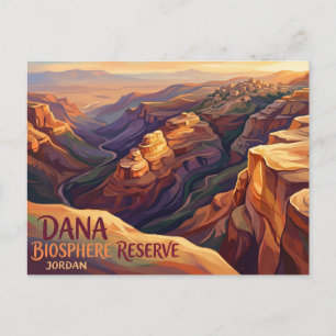 Postal Reserva de la Biosfera de Dana Jordania