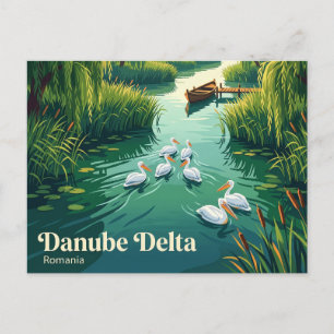 Postal Reserva de la Biosfera Delta del Danubio Rumania