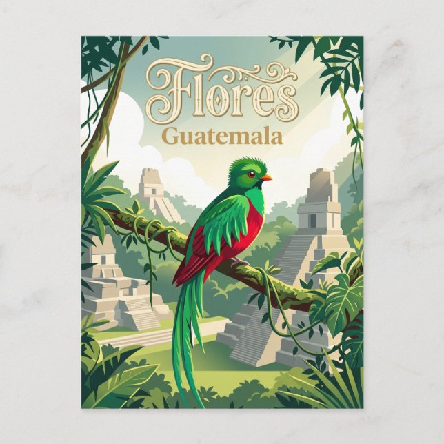 Postal Reserva de la Biosfera Maya Guatemala (Anverso)