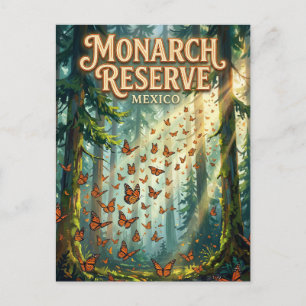 Postal Reserva de la Mariposa Monarca México