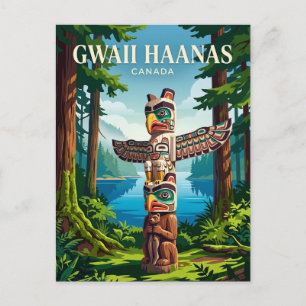 Postal Reserva de Parque Nacional Gwaii Haanas Canadá