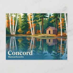 Postal Reserva del Estado de Walden Pond EE. UU.