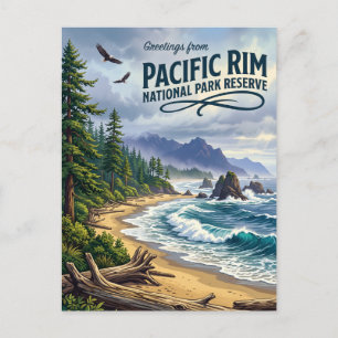 Postal Reserva del Parque Nacional Pacific Rim Canadá