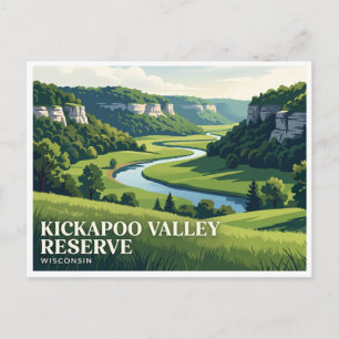 Postal Reserva del Valle Kickapoo La Farge
