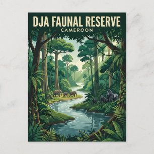 Postal Reserva Faunística de Dja Camerún