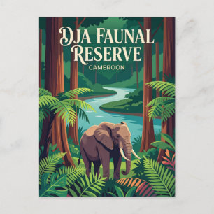 Postal Reserva Faunística de Dja Camerún