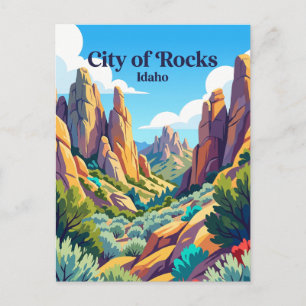 Postal Reserva Nacional Ciudad de las Rocas Idaho