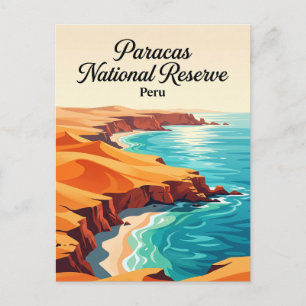 Postal Reserva Nacional de Paracas Perú