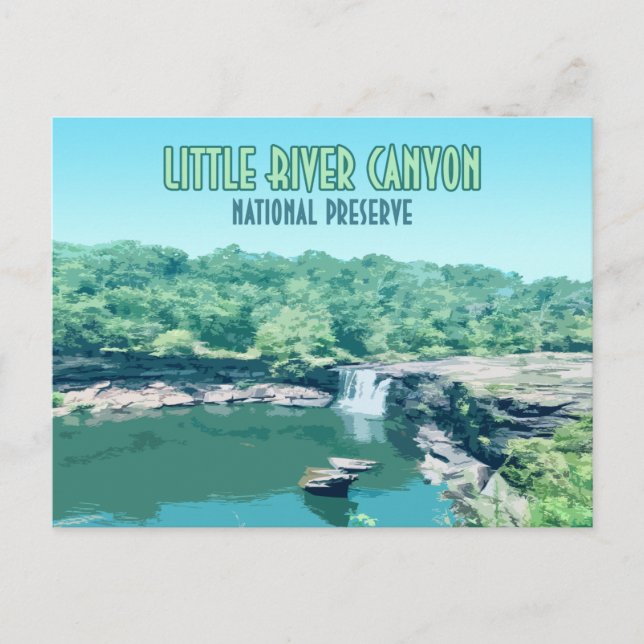Postal Reserva Nacional del Cañón del Pequeño Río Alabama (Anverso)