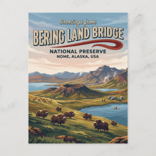 Postal Reserva Nacional del Puente Terrestre de Bering EE