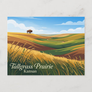 Postal Reserva Nacional Tallgrass Prairie EE. UU.