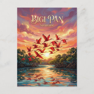 Postal Reserva Natural Bigi Pan Surinam