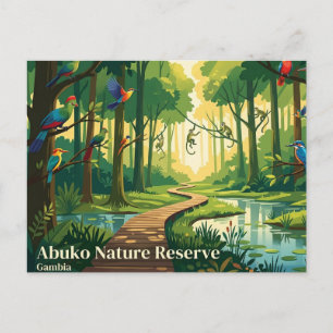 Postal Reserva Natural de Abuko Gambia