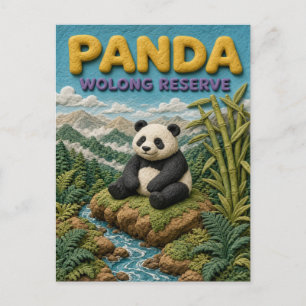 Postal Reserva Panda Wolong Modern KlayKoo