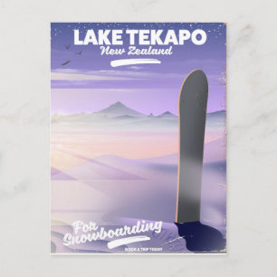 Postal Reserva un viaje hoy lago Tekapo Nueva Zelanda