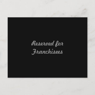 Postal Reservado para franquiciados